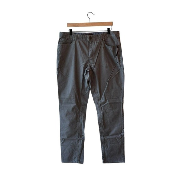 Michael Kors Men's Size 36 Classic Fit Battleship Gray Chino Pants - New